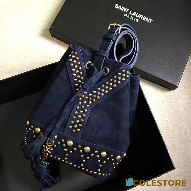 YSL Nubuck Leather Bucket Bag 5131 - 1