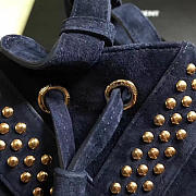 YSL Nubuck Leather Bucket Bag 5131 - 3