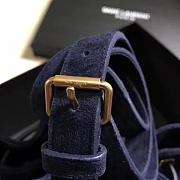 YSL Nubuck Leather Bucket Bag 5131 - 4