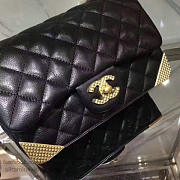 Chanel Calfskin Small Flap Bag Black A98256 VS05001 - 6