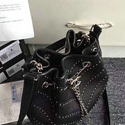 Chanel Calfskin Bucket Bag Black A93598 VS08022 - 5