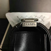 Chanel Small Caviar Quilted Lambskin Boy Bag Black A13043 VS07183 - 3