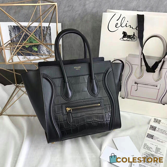 CohotBag celine leather micro luggage z1046 - 1