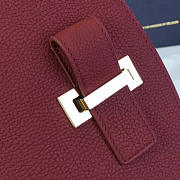 CohotBag delvaux calfskin le mutin saddle bag red 1481 - 3