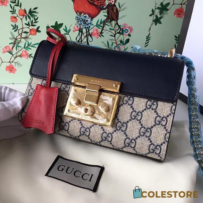 gucci gg leather padlock CohotBag 2394 - 1