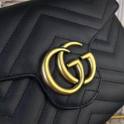 Gucci GG Mermont Wallet Chain In Black 20x4x14.5 cm - 3