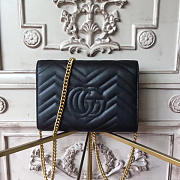 Gucci GG Mermont Wallet Chain In Black 20x4x14.5 cm - 6
