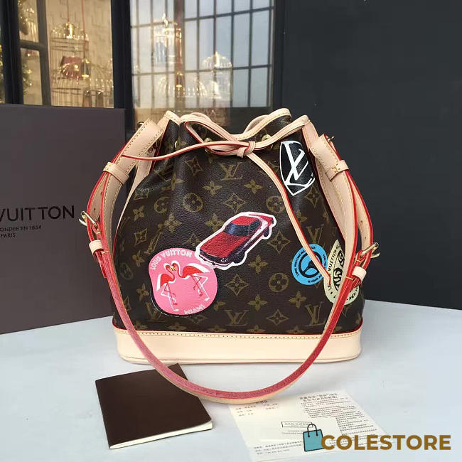 Louis Vuitton Neo Noe Coquelicot World Tour 3307 - 1