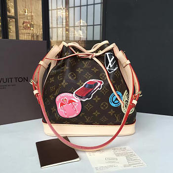 Louis Vuitton Neo Noe Coquelicot World Tour 3307