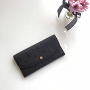 Louis Vuitton Emilie Wallet Noir 3400 - 2