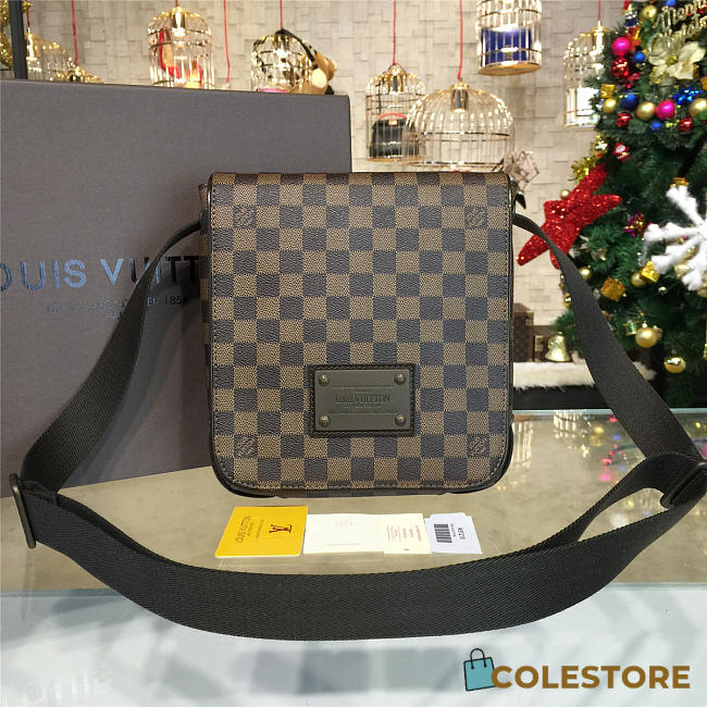  louis vuitton damier ebene CohotBag  brooklyn pm - 1