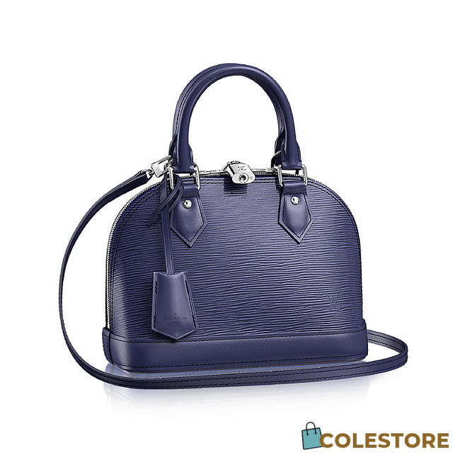 Louis Vuitton Alma Bb Blue Epi Leather Indigo M40855 - 1