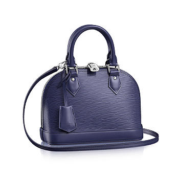 Louis Vuitton Alma Bb Blue Epi Leather Indigo M40855