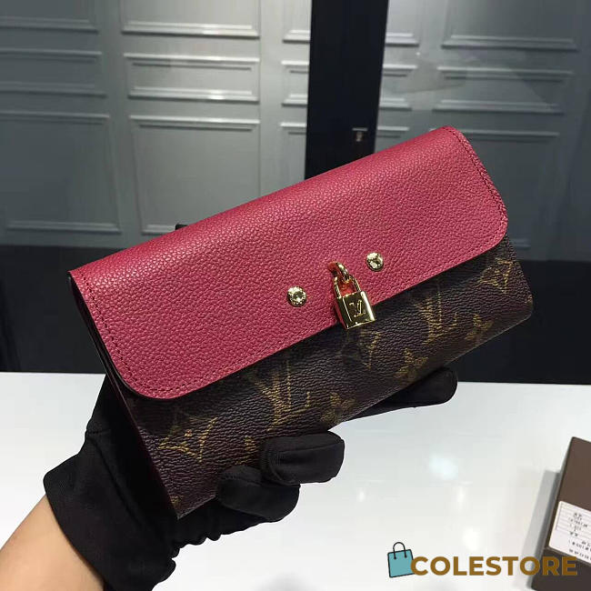 Louis Vuitton Monogram Vunes Wallet Purplish Redred - 1