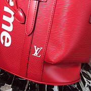 Louis Vuitton Supreme Backpack  Red Water Ripple M41709 - 2
