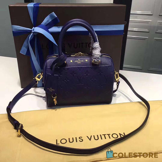Louis Vuitton Speedy 20 Blue 3831 - 1