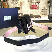 Prada Plex Ribbon Bag Black And Pink 4249 - 3