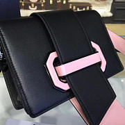 Prada Plex Ribbon Bag Black And Pink 4249 - 6