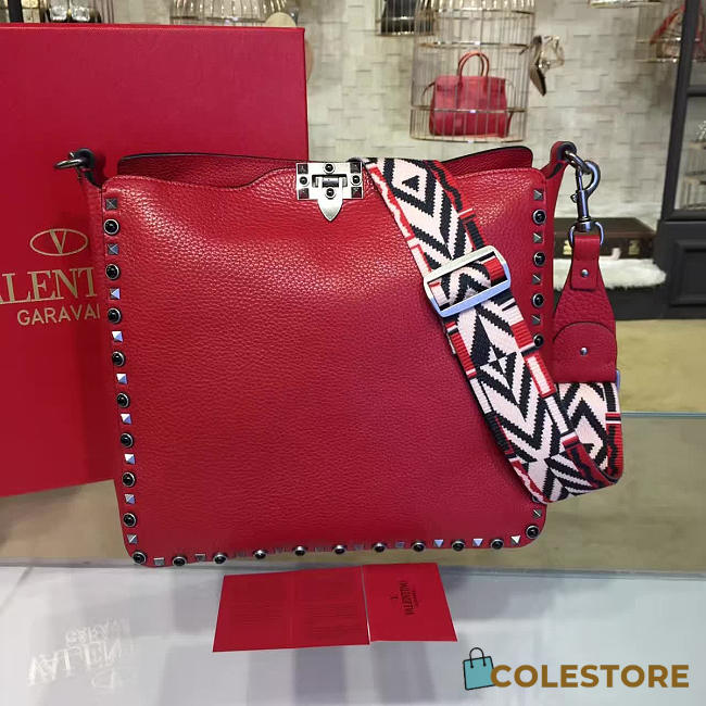 Valentino Rockstud Rolling Shoulder Bag 4577 - 1