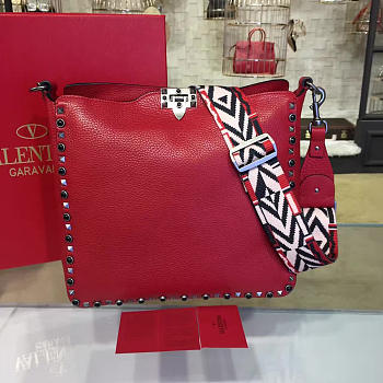 Valentino Rockstud Rolling Shoulder Bag 4577
