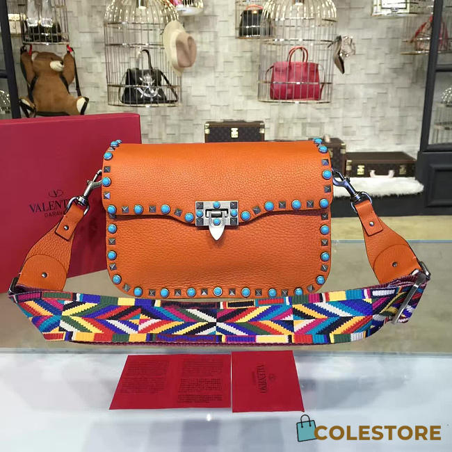 Valentino Guitar Rockstud Rolling Cross Body Bag 4691 - 1