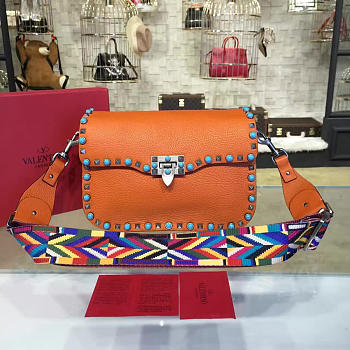 Valentino Guitar Rockstud Rolling Cross Body Bag 4691