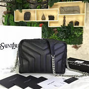 YSL Classic Toy Monogram Bowling Leather Shoulder Bag - 4