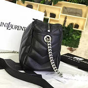 YSL Classic Toy Monogram Bowling Leather Shoulder Bag - 3
