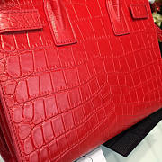 YSL Monogram Kate Crocodile Embossed Shiny Leather 4737 - 5