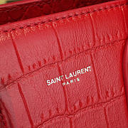 YSL Monogram Kate Crocodile Embossed Shiny Leather 4737 - 3