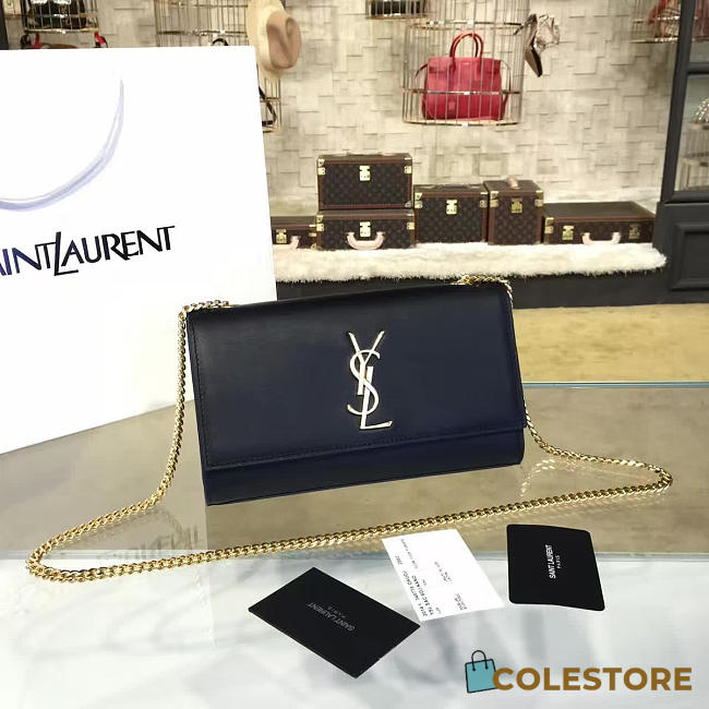 YSL Monogram Kate Grain De Poudre Embossed Leather 4772 - 1