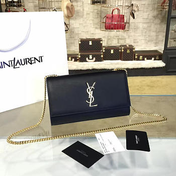 YSL Monogram Kate Grain De Poudre Embossed Leather 4772