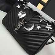 YSL Monogram College Silver 4778 - 5