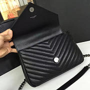YSL Monogram College Silver 4778 - 4