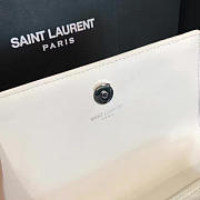 YSL Sunset Chain Wallet In Crocodile Embossed Shiny Leather 4834 - 3