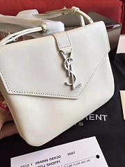 YSL Monogramme Sac Université White - 3