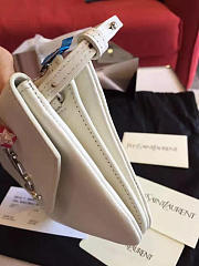 YSL Monogramme Sac Université White - 6