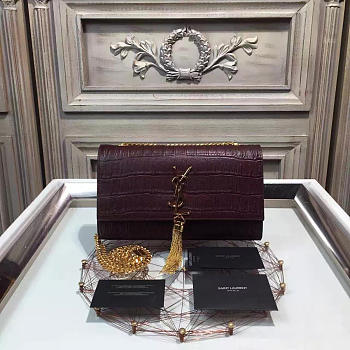 YSL Monogram Kate Bag With Leather Tassel 4971