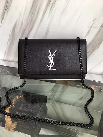 YSL Monogram Kate In Grain De Poudre Embossed Leather 5008