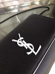 YSL Monogram Kate In Grain De Poudre Embossed Leather 5008 - 4