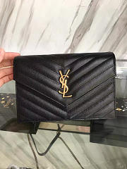 Ysl Monogram Bag Black 5031 - 2