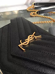 Ysl Monogram Bag Black 5031 - 3