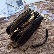 Chanel Bowling Bag Jersey & Gold-Tone Metal Black A69924  - 6