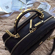 Chanel Bowling Bag Jersey & Gold-Tone Metal Black A69924  - 5