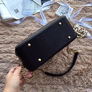 Chanel Bowling Bag Jersey & Gold-Tone Metal Black A69924  - 4