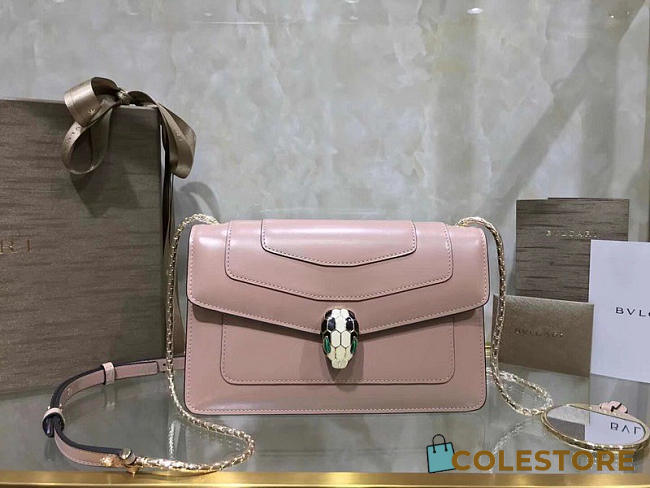 Bvlgari Serpenti Forever Calf Leather Flap Cover Crossbody Bag 283565 - 1