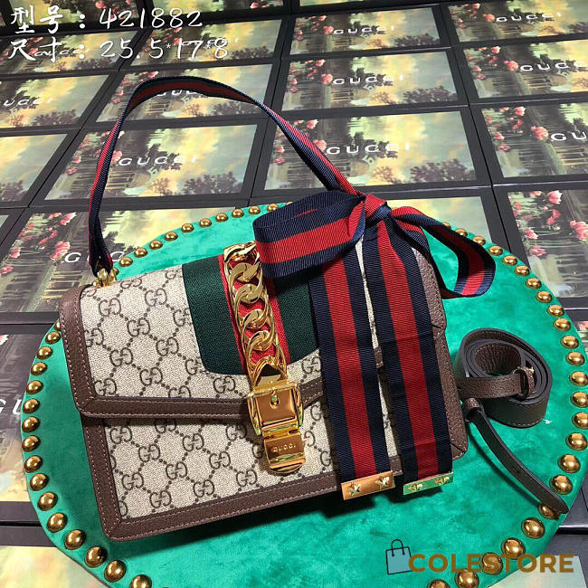 Gucci Sylvie And Dionysus Brown 421882 - 1