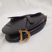 Dior Saddle Bag Original Leather Black M0446 - 3
