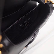 Dior Saddle Bag Original Leather Black M0446 - 5