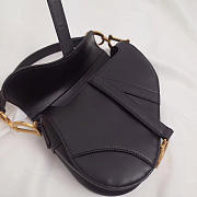 Dior Saddle Bag Original Leather Black M0446 - 6